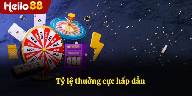 Tỷ lệ trả thưởng hấp dẫn